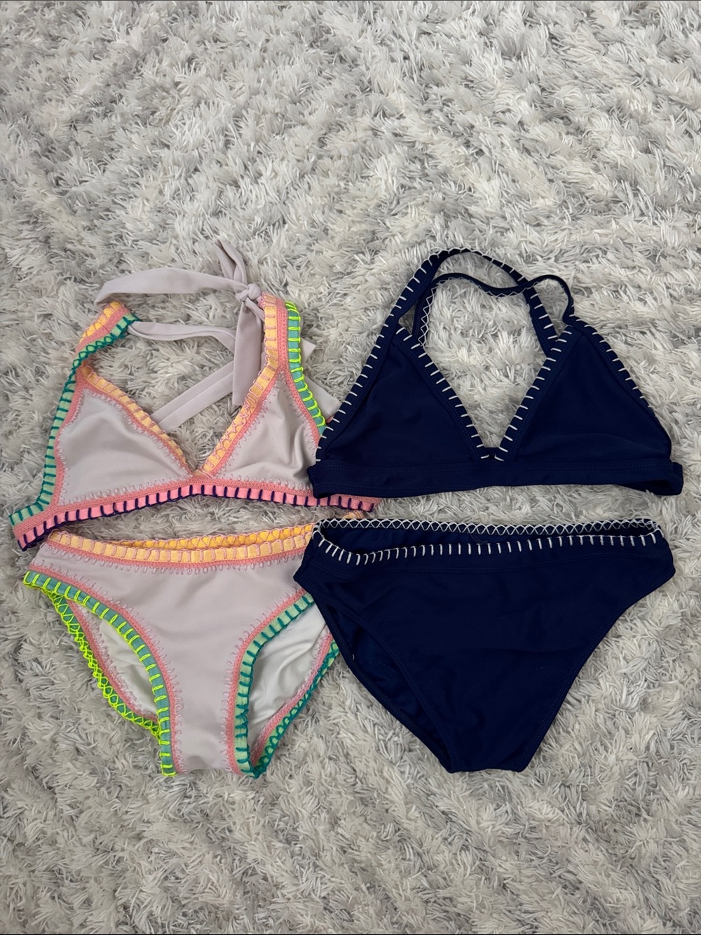 Teen Girl Two-Piece Swim Set - (Size 14)